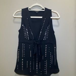 Stylish black top from Guess. Size is Small